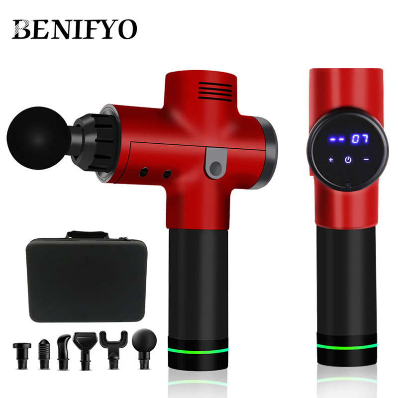 High Frequency Vibration Massage Gun Muscle Soreness Relieve Deep Tissue Massage Relax Exercise Fitness Shaping Pain Relief
High Frequency Vibration Massage Gun Muscle Soreness Relieve Deep Tissue Massage Relax Exercise Fitness Shaping Pain Relief