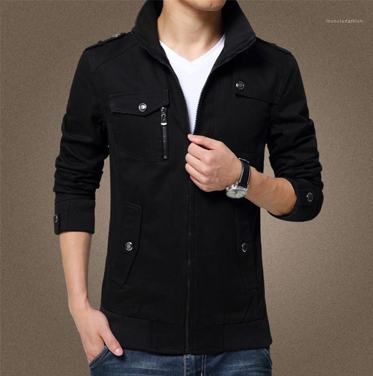 Jacket Autumn Windbreaker Zipper Designer Jackets Stand Collar Buttons Pockets Young Mens Outerwear Fashion Casual Mens, Black
Jacket Autumn Windbreaker Zipper Designer Jackets Stand Collar Buttons Pockets Young Mens Outerwear Fashion Casual Mens, Black