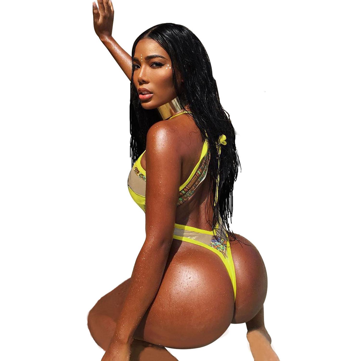 young sexy one piece bikini swimwear high quality women beach swimwear Designer swimsuit ladies bathing suit285A