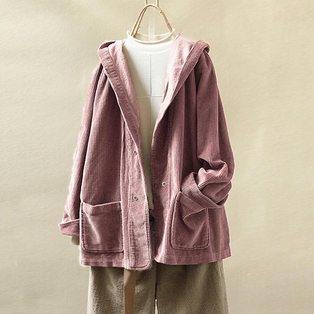 New Harajuku Corduroy Jackets Women Winter Autumn Coats Plus Size Overcoats Female Big Tops Cute Jackets Solid Color Clothing, Brown 
New Harajuku Corduroy Jackets Women Winter Autumn Coats Plus Size Overcoats Female Big Tops Cute Jackets Solid Color Clothing, Brown