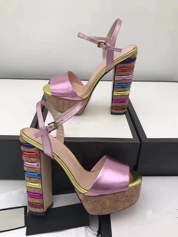 Thick heel sandals waterproof platform thick color matching super high heel top luxury women's shoes high heels size35-41, Purple
Thick heel sandals waterproof platform thick color matching super high heel top luxury women's shoes high heels size35-41, Purple
