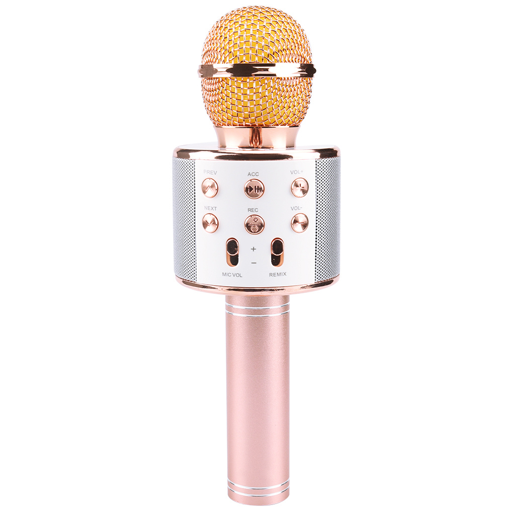 New WS858 Portable Bluetooth Karaoke Microphone Wireless Professional Speaker Home KTV Handheld Microphone mikrofon studio recording studio
New WS858 Portable Bluetooth Karaoke Microphone Wireless Professional Speaker Home KTV Handheld Microphone mikrofon studio recording studio