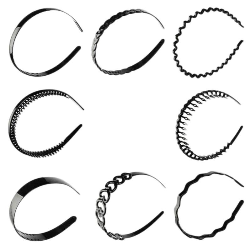 8pcs Wash Face Headband Press Hair Hoop Plastic Teeth Headwear Non-slip Head Buckle for Daily Wear Black
8pcs Wash Face Headband Press Hair Hoop Plastic Teeth Headwear Non-slip Head Buckle for Daily Wear Black