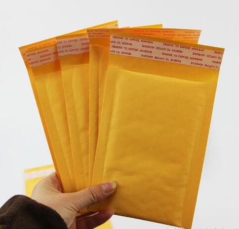 Many Sizes Yellow Kraft Bubble Mailing Envelope Bags Bubble Mailers Padded Envelopes Packaging Shipping Bags GB1163