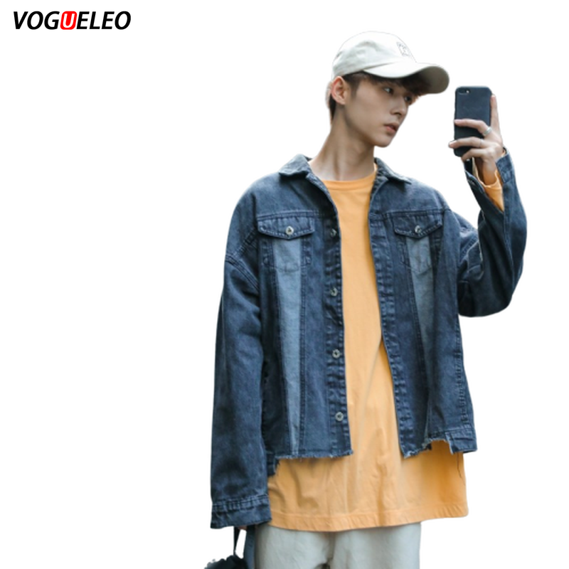 VOGUELEO Men's Fashion Patchwork Denim Jacket Casual Bomber Hip Hop Male Retro Denim Jacket Streetwear 2019 Clothing, Black
VOGUELEO Men's Fashion Patchwork Denim Jacket Casual Bomber Hip Hop Male Retro Denim Jacket Streetwear 2019 Clothing, Black