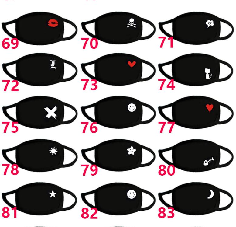 Party Anime Cartoon Black Mask Adult Kids Fun Fancy Dress Lower Half Face Mouth Muffle Mask Reusable Dust Warm Windproof Cotton Mask 
Party Anime Cartoon Black Mask Adult Kids Fun Fancy Dress Lower Half Face Mouth Muffle Mask Reusable Dust Warm Windproof Cotton Mask