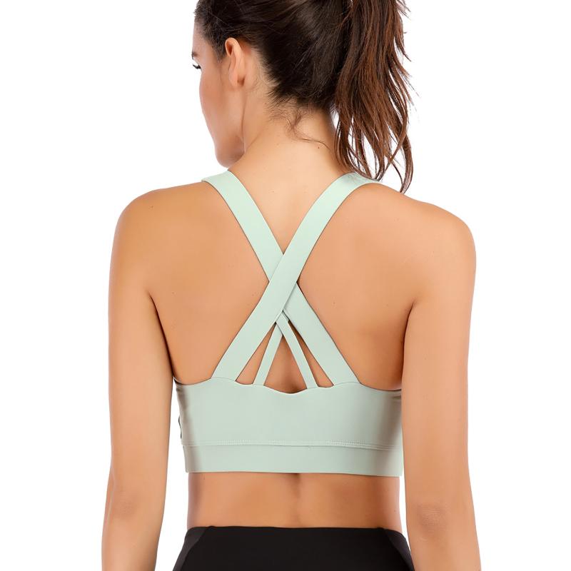 Removable Cup Yoga Top High Impact Sports Bra Cross Back Padded Push Up Sports Top Fitness Bra, Black
Removable Cup Yoga Top High Impact Sports Bra Cross Back Padded Push Up Sports Top Fitness Bra, Black