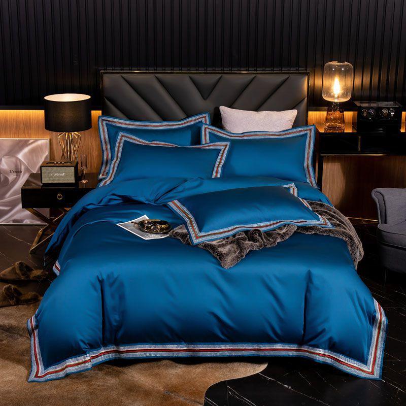 45 1000TC Egyptian Cotton Sateen Hotel Bedding Set Chic Edge Duvet Cover Bed Linen Fitted sheet Queen King Size 4Pcs, Color 1
45 1000TC Egyptian Cotton Sateen Hotel Bedding Set Chic Edge Duvet Cover Bed Linen Fitted sheet Queen King Size 4Pcs, Color 1