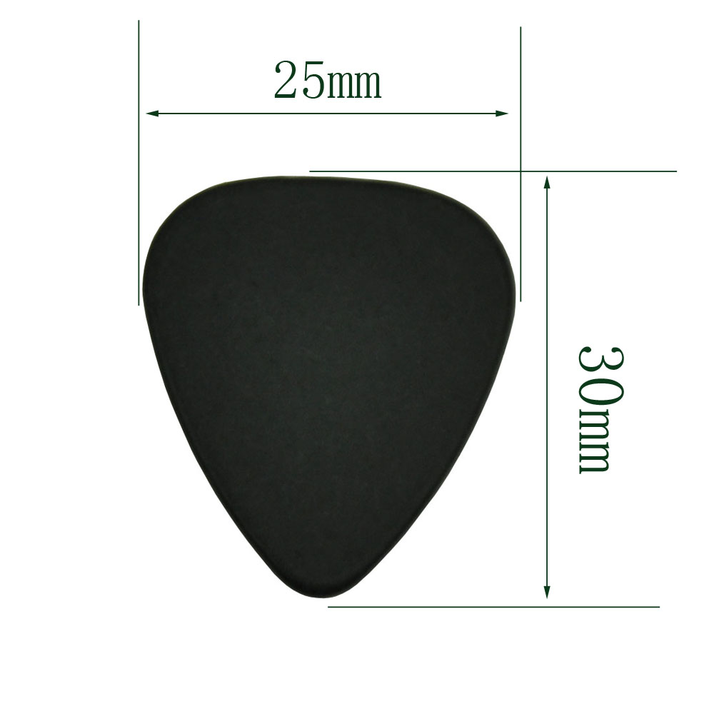100pcs Heavy 1mm 351 Delrin Guitar Picks Plectrums Black01
