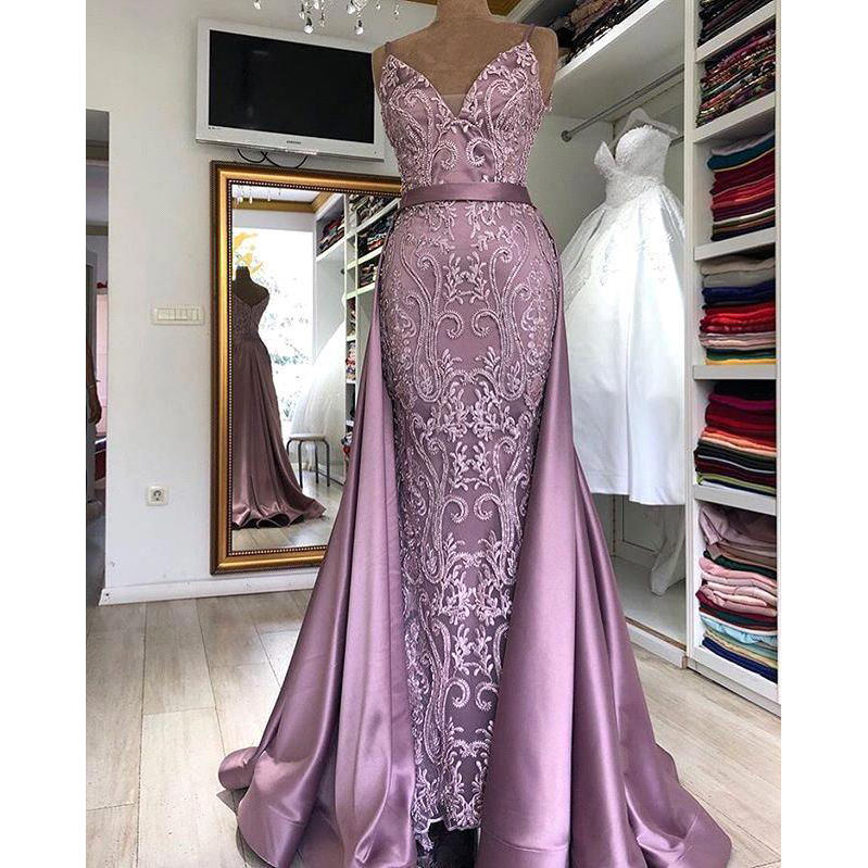 V Neck Mermaid Long Evening Dresses Lace Arabic Long Satin Formal Party Bridesmaids Evening Prom Dresses Gown With detachable Train BM1627, Coral
V Neck Mermaid Long Evening Dresses Lace Arabic Long Satin Formal Party Bridesmaids Evening Prom Dresses Gown With detachable Train BM1627, Coral