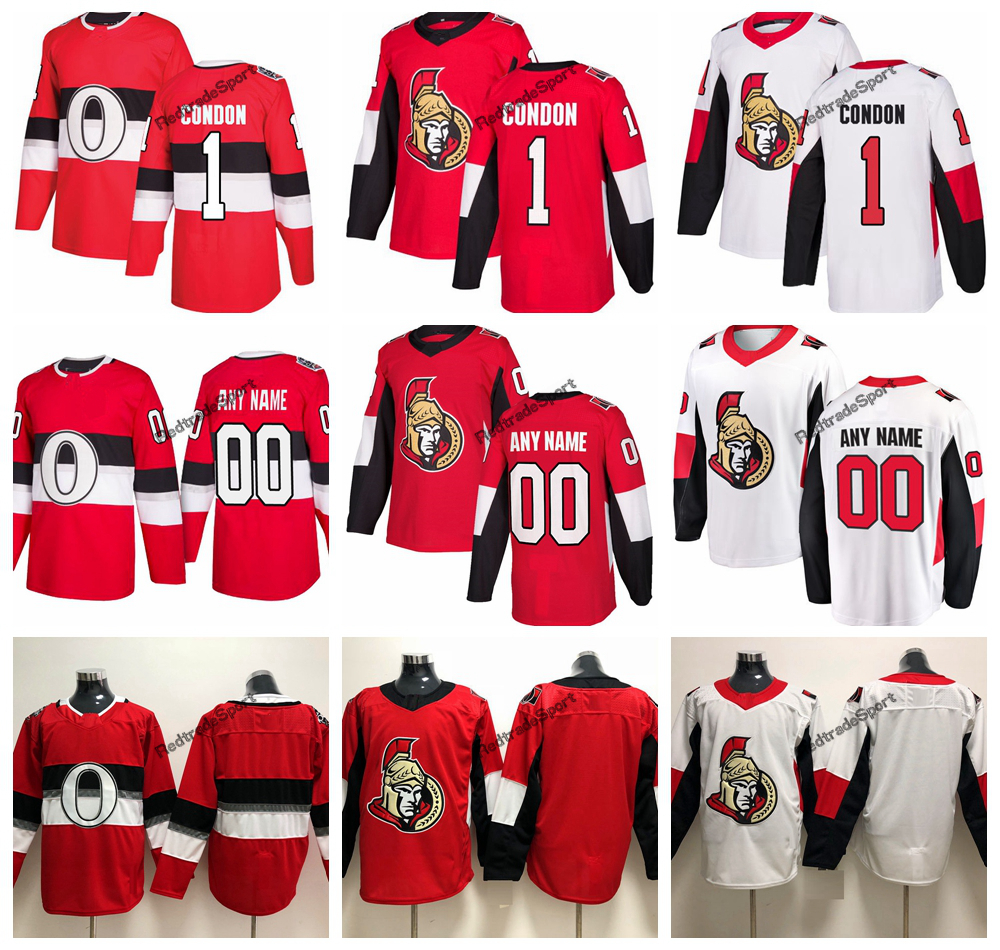 2019 Mike Condon Ottawa Senators Hockey Jerseys 100th Classic Mens Custom Name #1 Mike Condon Stitched Hockey Shirts S, Custom 100th red
2019 Mike Condon Ottawa Senators Hockey Jerseys 100th Classic Mens Custom Name #1 Mike Condon Stitched Hockey Shirts S, Custom 100th red