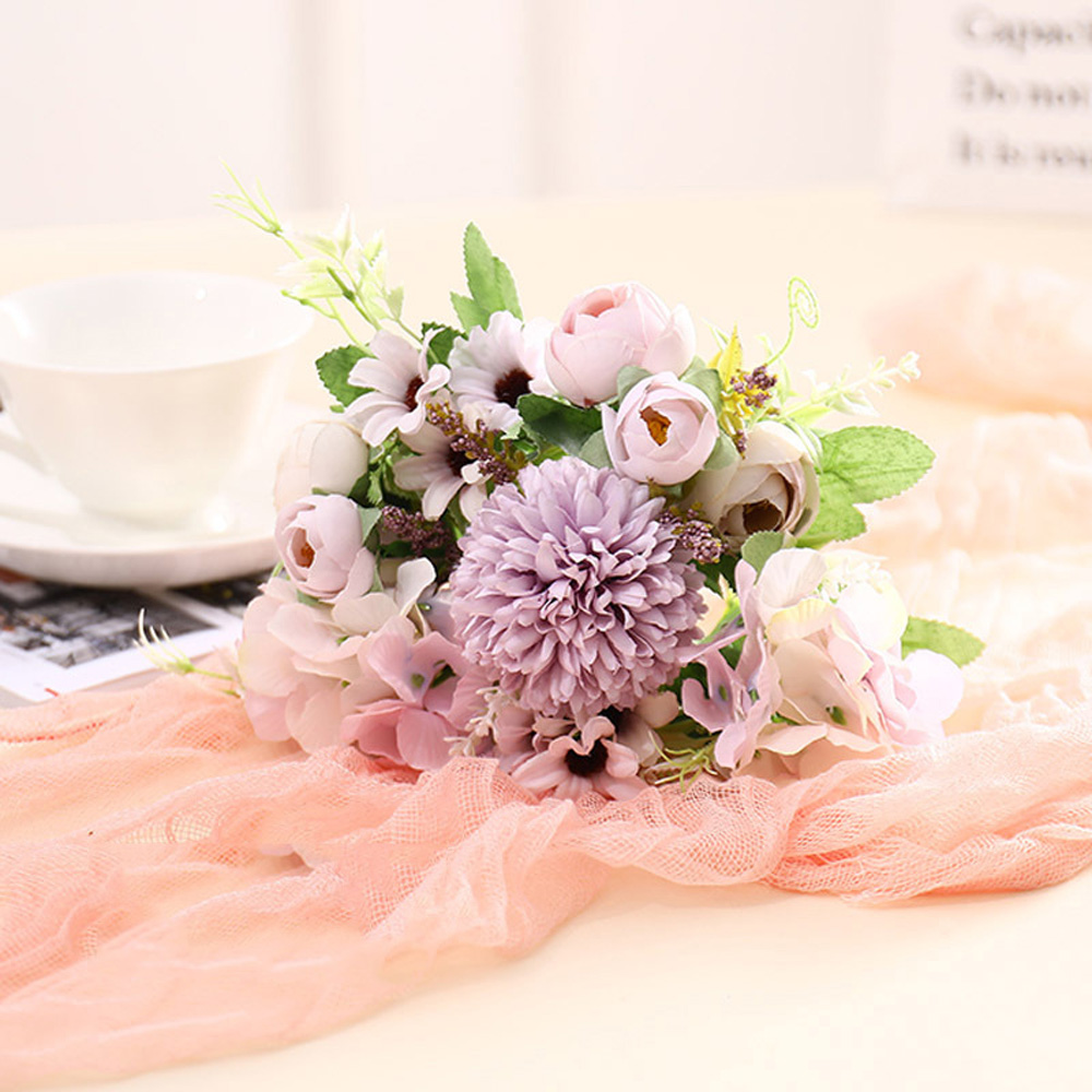 Artificial Fake Flowers Plants Bouquet Photography Props Home Weeding Home Decor, Blue
Artificial Fake Flowers Plants Bouquet Photography Props Home Weeding Home Decor, Blue