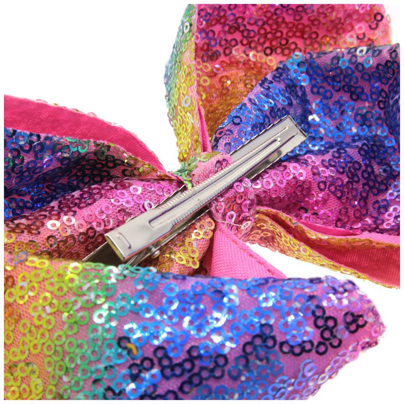 Hair Bows Clips Accessories for Girls Kids Hairpins Sequins Shining Large Big 8 INCH Bowknot Clip Barrettes Pary Headwear HC122