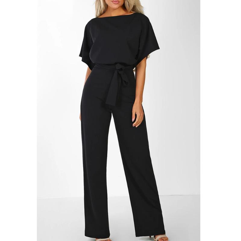 Dropship Jumpsuit Rompers Womens Overalls Women Jumpsuits 2020 Streetwear Plus Size Romper Spring Summer Lace-up Short Sleeve