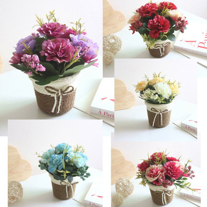 9cm Artificial Silk Flowers Carnation Flowers Rattan flower Vase basket Mother Lilac Flower Craft For Wedding Home Party, Red
9cm Artificial Silk Flowers Carnation Flowers Rattan flower Vase basket Mother Lilac Flower Craft For Wedding Home Party, Red