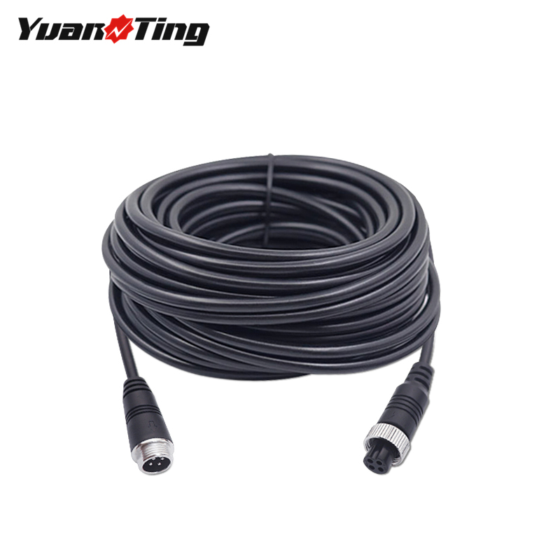 YuanTing 32FT 10M Car Video 4Pin Aviation Extension Cable for Rearview Camera Truck Bus Vehicle Backup Monitor System Waterproof
YuanTing 32FT 10M Car Video 4Pin Aviation Extension Cable for Rearview Camera Truck Bus Vehicle Backup Monitor System Waterproof