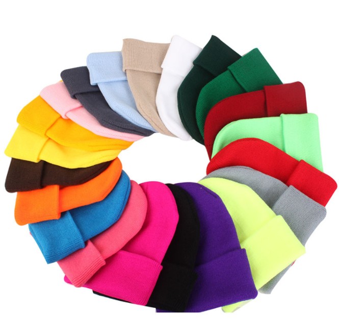 

Unisex Winter Ribbed Knitted Cuffed Short Melon Cap Solid Color Skullcap Baggy Retro Ski Fisherman Docker Beanie Hat Slouchy 23 colors, Mix color send