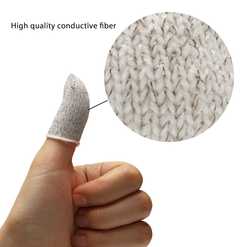 Sweatproof Breathable Mobile Touch Screen Finger Cots Sensitive Game Controller Accessories For IPhone Samsung