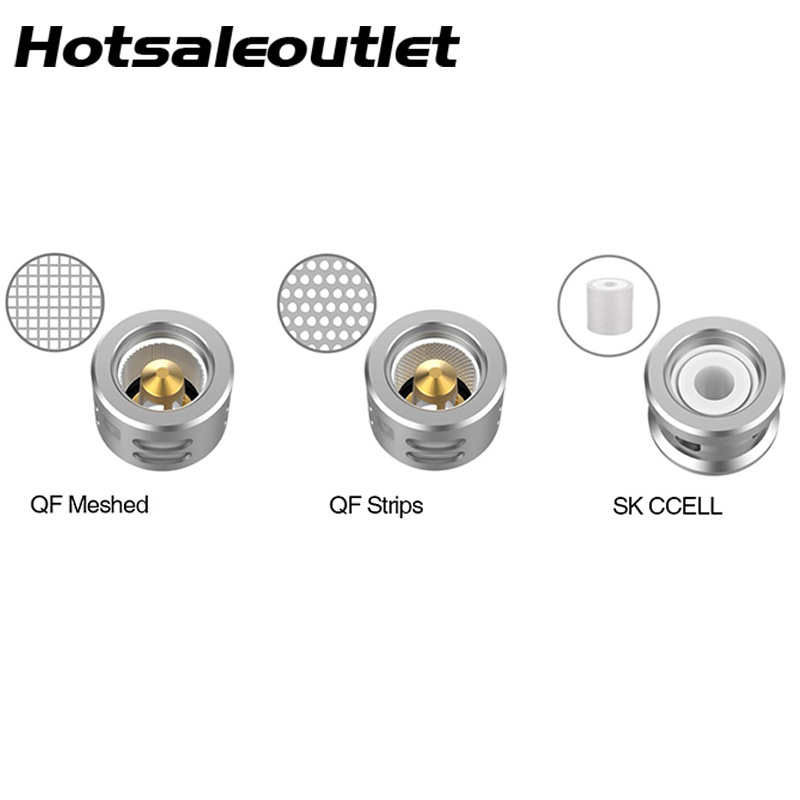 Authentic Vaporesso Skrr Tank Coils QF Meshed 0.2ohm/SK CCELL 0.5ohm/ QF Strips 0.15ohm Replacement Coils Head
Authentic Vaporesso Skrr Tank Coils QF Meshed 0.2ohm/SK CCELL 0.5ohm/ QF Strips 0.15ohm Replacement Coils Head