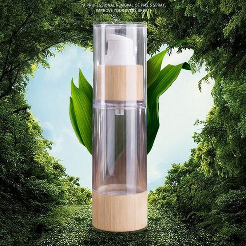 Bamboo Cosmetic Packaging Bottle 20ml 30ml 50ml 80ml 100ml 120ml Empty Airless Vacuum Pump Bottles for Makeup Cream Serum Lotion Skin Care
Bamboo Cosmetic Packaging Bottle 20ml 30ml 50ml 80ml 100ml 120ml Empty Airless Vacuum Pump Bottles for Makeup Cream Serum Lotion Skin Care