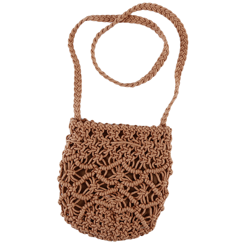 Handmade 3 Strands Grass Bag Cotton Line Handbag Summer Bohemian Woven Openwork Beach Bag Ladies Woven Straw Clutch, Khaki
Handmade 3 Strands Grass Bag Cotton Line Handbag Summer Bohemian Woven Openwork Beach Bag Ladies Woven Straw Clutch, Khaki