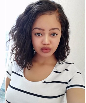 16inch Transparent Brazilian Loose Wave Lace Front Human Hair Wigs for Black Women Pre Plucked with Natural Hairline Baby Hair 150% Density