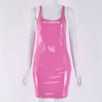 Womens Dress Womens Round Neck PU Sexy Slim Dresses Ladys Party Style Skirts Lady Solid Color Sexy & Club Skirt Bright Shiny Style Hot Sale, Pink
Womens Dress Womens Round Neck PU Sexy Slim Dresses Ladys Party Style Skirts Lady Solid Color Sexy & Club Skirt Bright Shiny Style Hot Sale, Pink