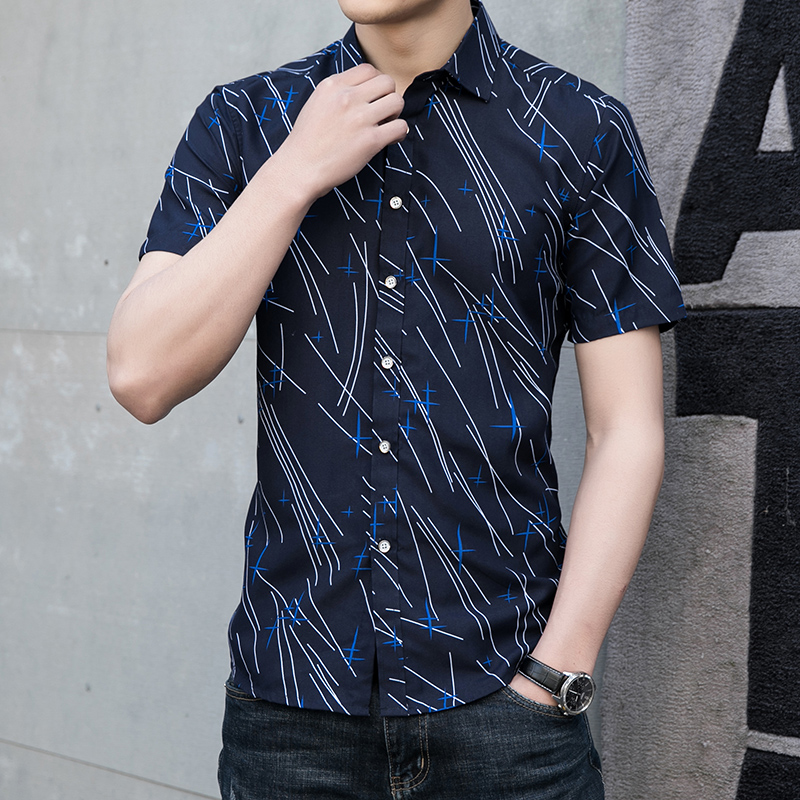 2019 Summer New Casual Men's Shirt Comfortable Fashion Business Men's Luxury Camisas Hombre Stripe Print Short Sleeve Shirt 7XL, White
2019 Summer New Casual Men's Shirt Comfortable Fashion Business Men's Luxury Camisas Hombre Stripe Print Short Sleeve Shirt 7XL, White