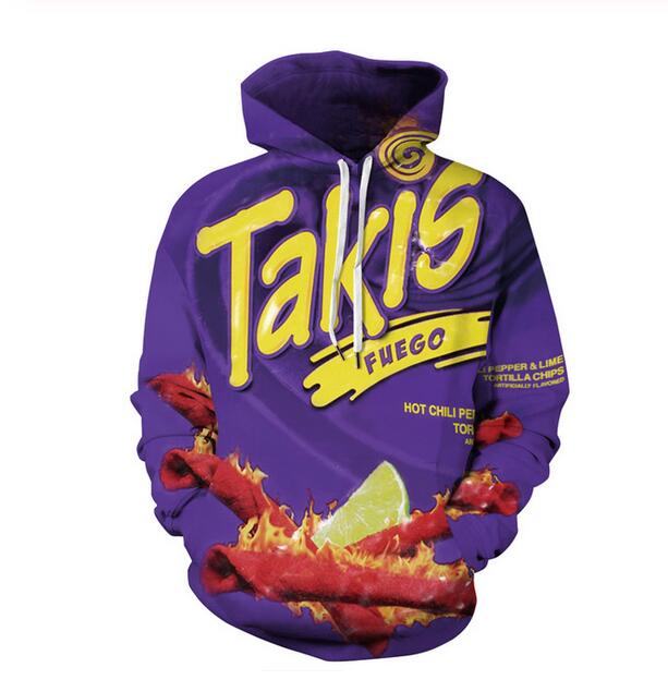 Hot Fashion Men Hoodies Harajuku Takis 3D HD Print Casual Fox Hoodies Sweatshirts Couple Tracksuits Women Hoodies LM033, Multicolor
Hot Fashion Men Hoodies Harajuku Takis 3D HD Print Casual Fox Hoodies Sweatshirts Couple Tracksuits Women Hoodies LM033, Multicolor