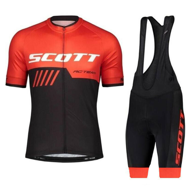 New Style Pro Team SCOTT Breathable Bike Clothing Bicycle Clothing 3 Rear Pockets Summer breathable quick dry Cycling Jersey Set, Black;red
New Style Pro Team SCOTT Breathable Bike Clothing Bicycle Clothing 3 Rear Pockets Summer breathable quick dry Cycling Jersey Set, Black;red