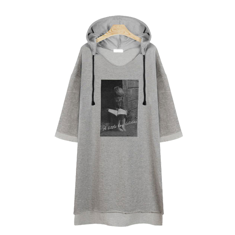 FLULU Casual Autumn Winter Women Sweatshirt 2018 Print Floral Warm Loose Hoodies Sweatshirt Long Sleeve BF Top Plus Size 5XL