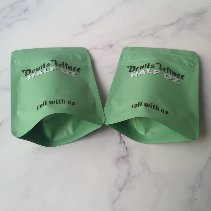 Devils lettuce Half OZ bag Devils lettuce 3.5 mylar Half OZ Childproof pouch zip airtight child proof for dry herb packaging
Devils lettuce Half OZ bag Devils lettuce 3.5 mylar Half OZ Childproof pouch zip airtight child proof for dry herb packaging