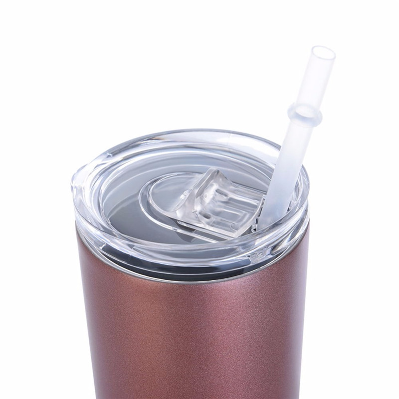 20 OZ Hydration Gear 304 Stainless Steel Skinny Tumbler Vacuum Insulated Straight Cup With Lids and Straws Beer Coffee Mug Glasses