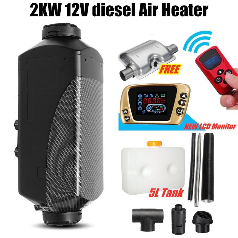 12V 2kw Diesels Air Parking Heater Air Heating LCD Switch with and Remote Control For Trucks Boats Car Trailer Heater
12V 2kw Diesels Air Parking Heater Air Heating LCD Switch with and Remote Control For Trucks Boats Car Trailer Heater