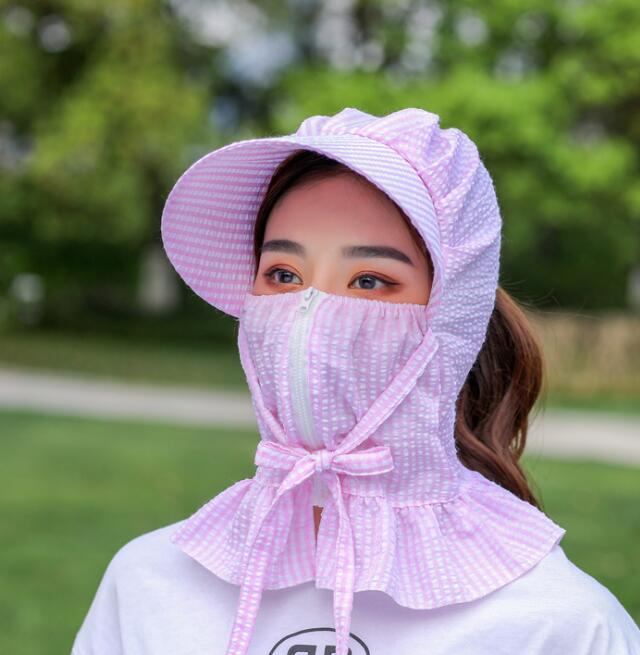 Fishing Cap Sport Hiking Camping Visor Hat Uv Protection Face Neck Cover Summer Outdoor Fishing Sun Protective Mask Caps Hats GGA3342-3