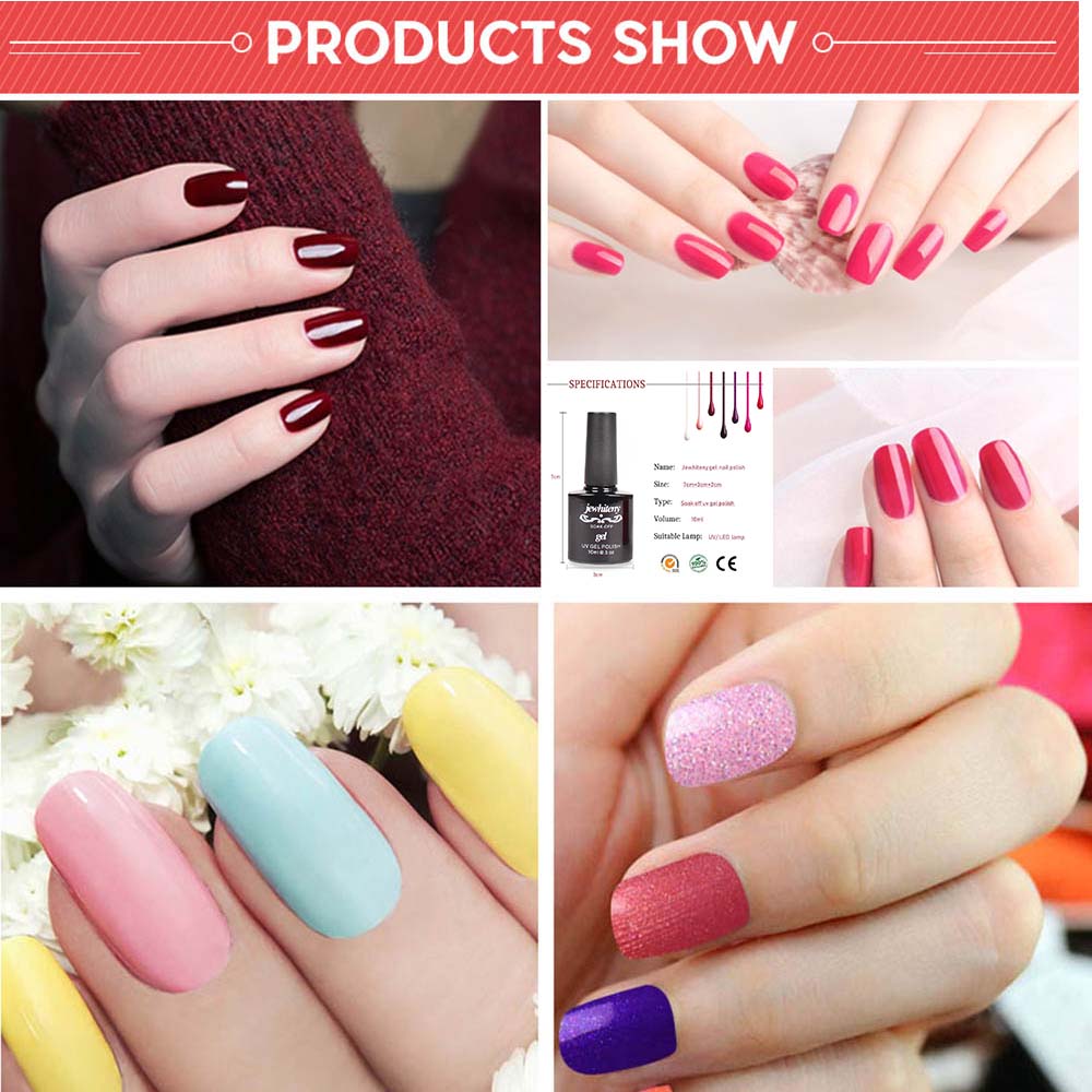 Led Uv Nail Lamp Manicure Set 10 Color Gel Nail Polish Varnish Set Acrylic Kit UV Extension Gel Kit With Drill