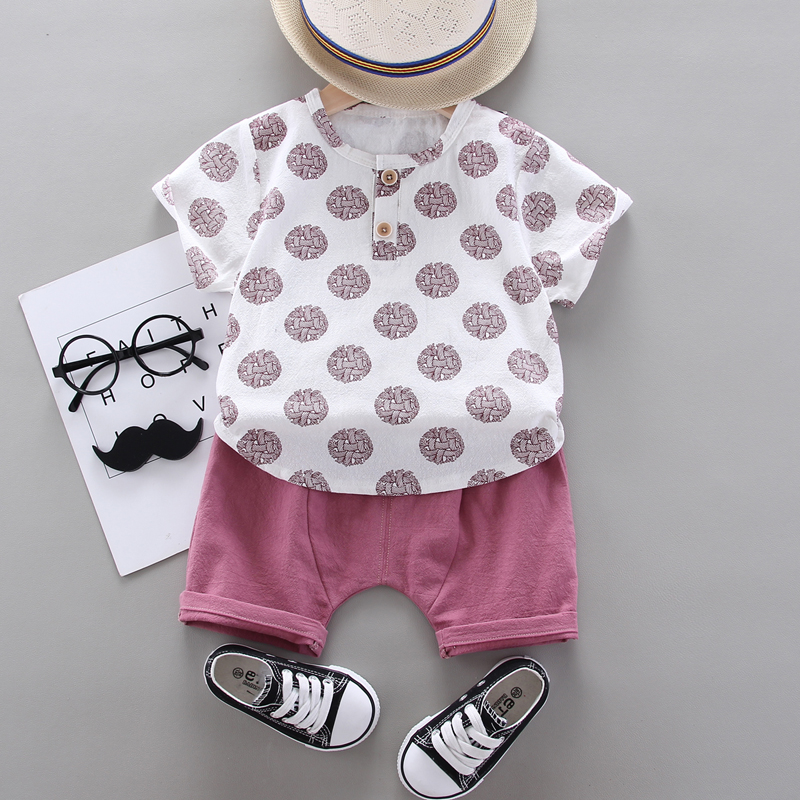 Children's New Summer Suit Boys and Girl's 2 Piece Suit Dot Short Sleeve Kids Clothing Set Children Outfits, Gray
Children's New Summer Suit Boys and Girl's 2 Piece Suit Dot Short Sleeve Kids Clothing Set Children Outfits, Gray