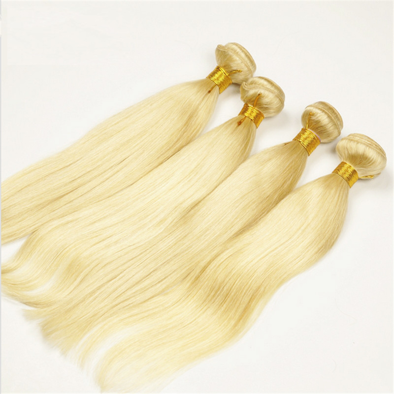 elibess brand 3 bundles 613 blonde color hair weave 613 brazilian remy human hair weave free dhl