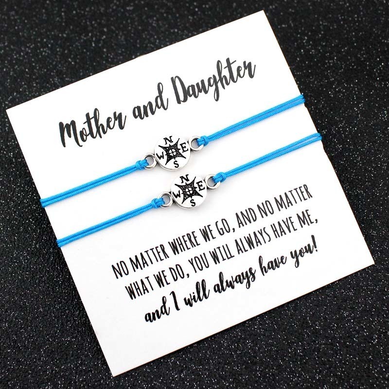 Mother Daughters Grandma Aunt Niece Girls Adjustable Dream Statement Jewelry Make A Heart Compass Charm Bracelets For Women
Mother Daughters Grandma Aunt Niece Girls Adjustable Dream Statement Jewelry Make A Heart Compass Charm Bracelets For Women