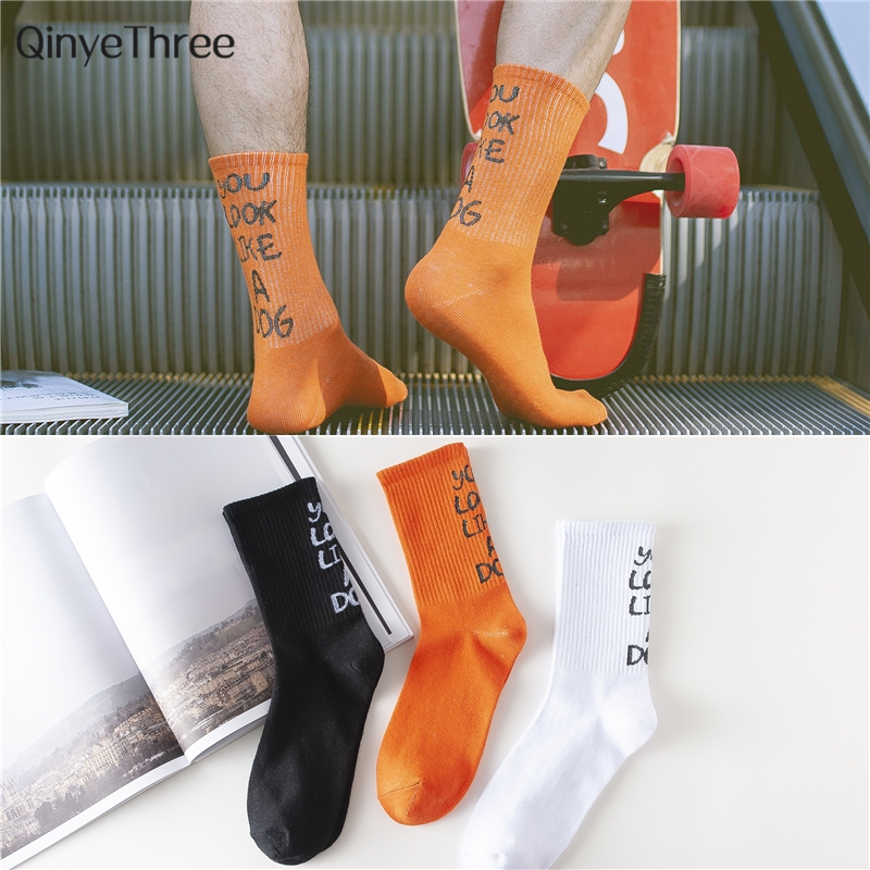 Fashion tide men cotton tube socks street style hip-hop skateboard boy Harajuku style socks tide men crews unisex sox drop ship, Black
Fashion tide men cotton tube socks street style hip-hop skateboard boy Harajuku style socks tide men crews unisex sox drop ship, Black