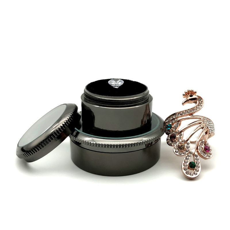 Loose Diamond or Gemstone Display Box Case Holder Show Container Metal