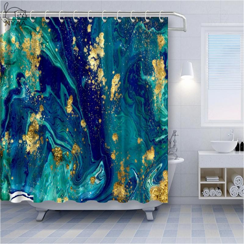 Shower Curtain Set with Hooks Marble Pattern Blue Teal Oil Flows Movement Bathroom Decor Mildew Resistant Fabric Shower Curtain
Shower Curtain Set with Hooks Marble Pattern Blue Teal Oil Flows Movement Bathroom Decor Mildew Resistant Fabric Shower Curtain