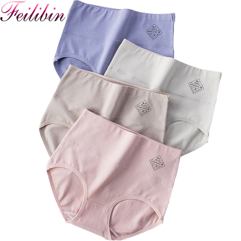 Feilibin 4Pcs High Waist Panties Women Breathable Cotton Underwear Ladies Comfort Seamless Briefs Sexy Girls Slimming Lingerie, 1648
Feilibin 4Pcs High Waist Panties Women Breathable Cotton Underwear Ladies Comfort Seamless Briefs Sexy Girls Slimming Lingerie, 1648