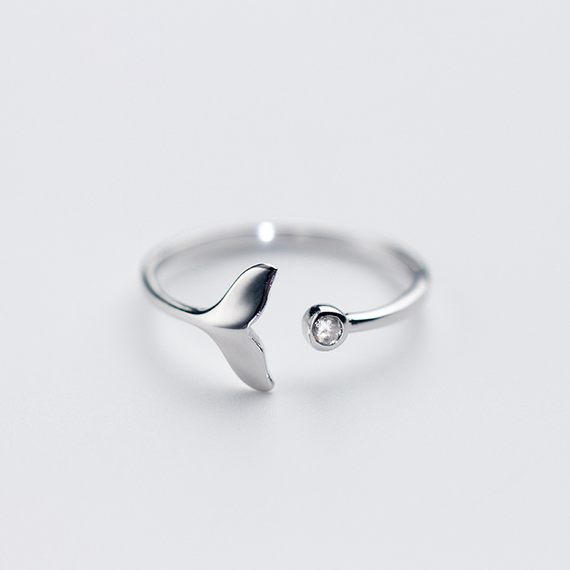 Mermaid Tail Opening Ring 925 Sterling Silver Rings for Women With Zirkon Wedding Fashion Jewelry Female Girls Party Gift
Mermaid Tail Opening Ring 925 Sterling Silver Rings for Women With Zirkon Wedding Fashion Jewelry Female Girls Party Gift