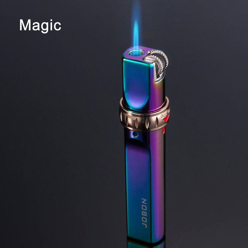 Jobon Compact Cigar Lighter with Fire Lock Inflatable Grinding Wheel Torch Jet Windproof Flame Lighters
Jobon Compact Cigar Lighter with Fire Lock Inflatable Grinding Wheel Torch Jet Windproof Flame Lighters
