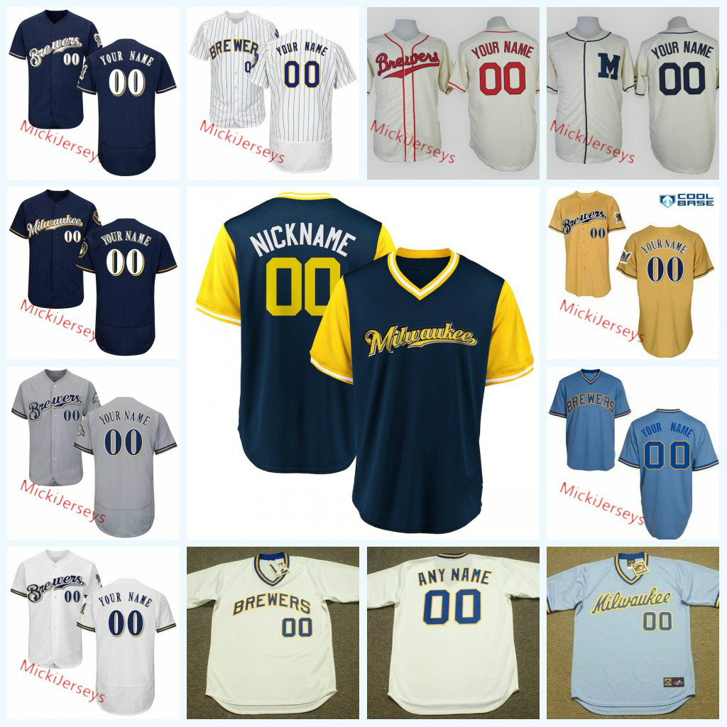 Custom Milwaukee Jersey #27 Zach Davies #45 Jhoulys Chacin #51 Freddy Peralta #39 Corbin Burnes #71 Josh Hader #17 Jim Gantner Jersey, White 1994
Custom Milwaukee Jersey #27 Zach Davies #45 Jhoulys Chacin #51 Freddy Peralta #39 Corbin Burnes #71 Josh Hader #17 Jim Gantner Jersey, White 1994