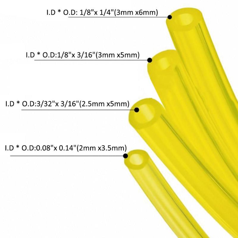 1 Meter Motorcycle Bike Fuel Diameter Inner Dia 3mm*5mm 3mm*6mm Yellow Pipe Fuel Filter Line Oil Pipe Tank Spare Parts
1 Meter Motorcycle Bike Fuel Diameter Inner Dia 3mm*5mm 3mm*6mm Yellow Pipe Fuel Filter Line Oil Pipe Tank Spare Parts
