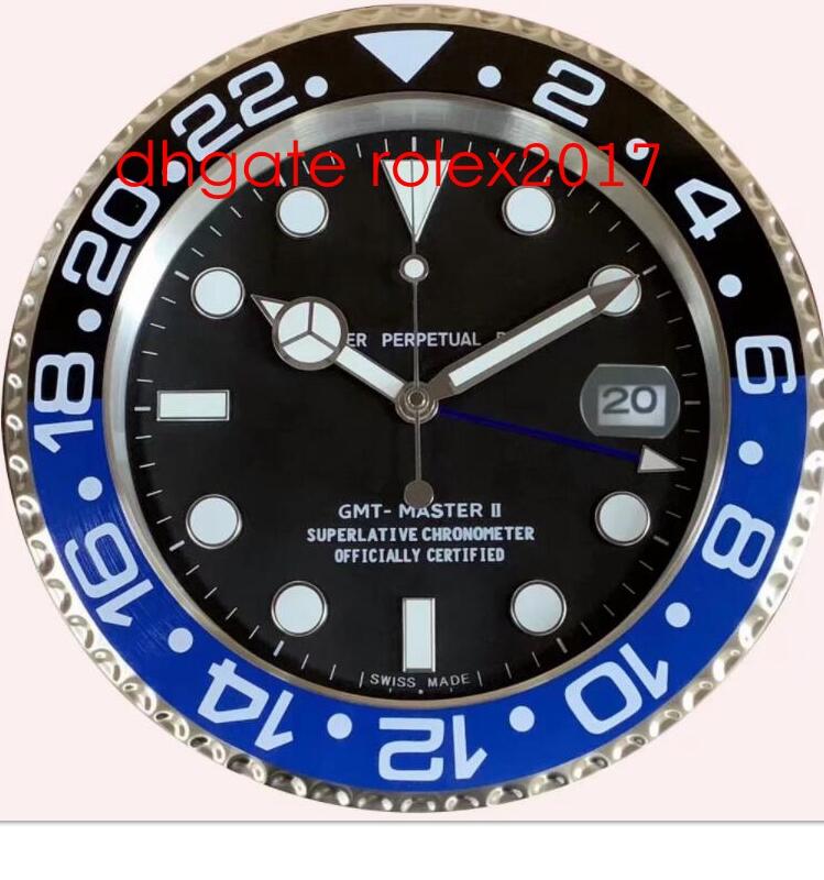 12 Style Quality Brand Watch Clock Wall Clocks 34CM 5CM 1.5KG Quartz Movement For Model 116613 116710 116610 Clock Watches Clocks new от DHgate WW