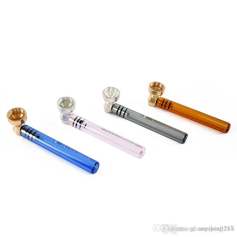 New Arrival Glass Hand spoon Pipe Hookah Glass Pipes Smoking Tobacco Hand Pipes Spoon Pipe Dab Rigs with Metal Smoking Bowl
New Arrival Glass Hand spoon Pipe Hookah Glass Pipes Smoking Tobacco Hand Pipes Spoon Pipe Dab Rigs with Metal Smoking Bowl