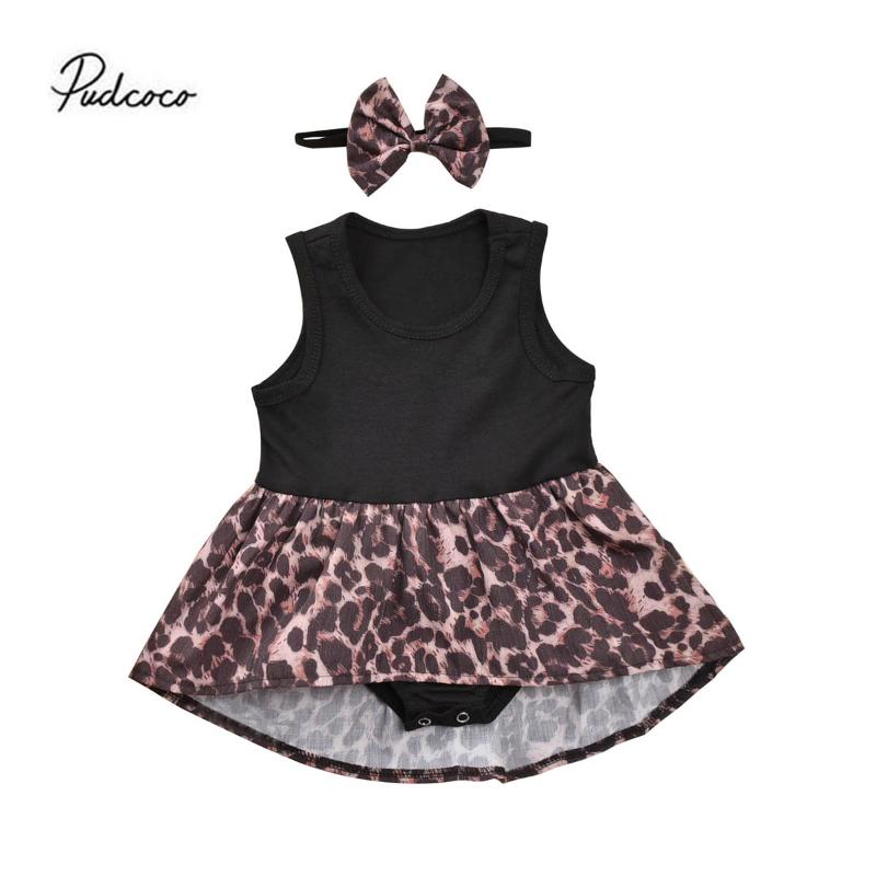 2020 Cute 0-24M Newborn Baby Girls Leopard Romper Dress 2pcs Sleeveless Patchwork Jumpsuit Palysuit Sundress With Headband, As pic
2020 Cute 0-24M Newborn Baby Girls Leopard Romper Dress 2pcs Sleeveless Patchwork Jumpsuit Palysuit Sundress With Headband, As pic